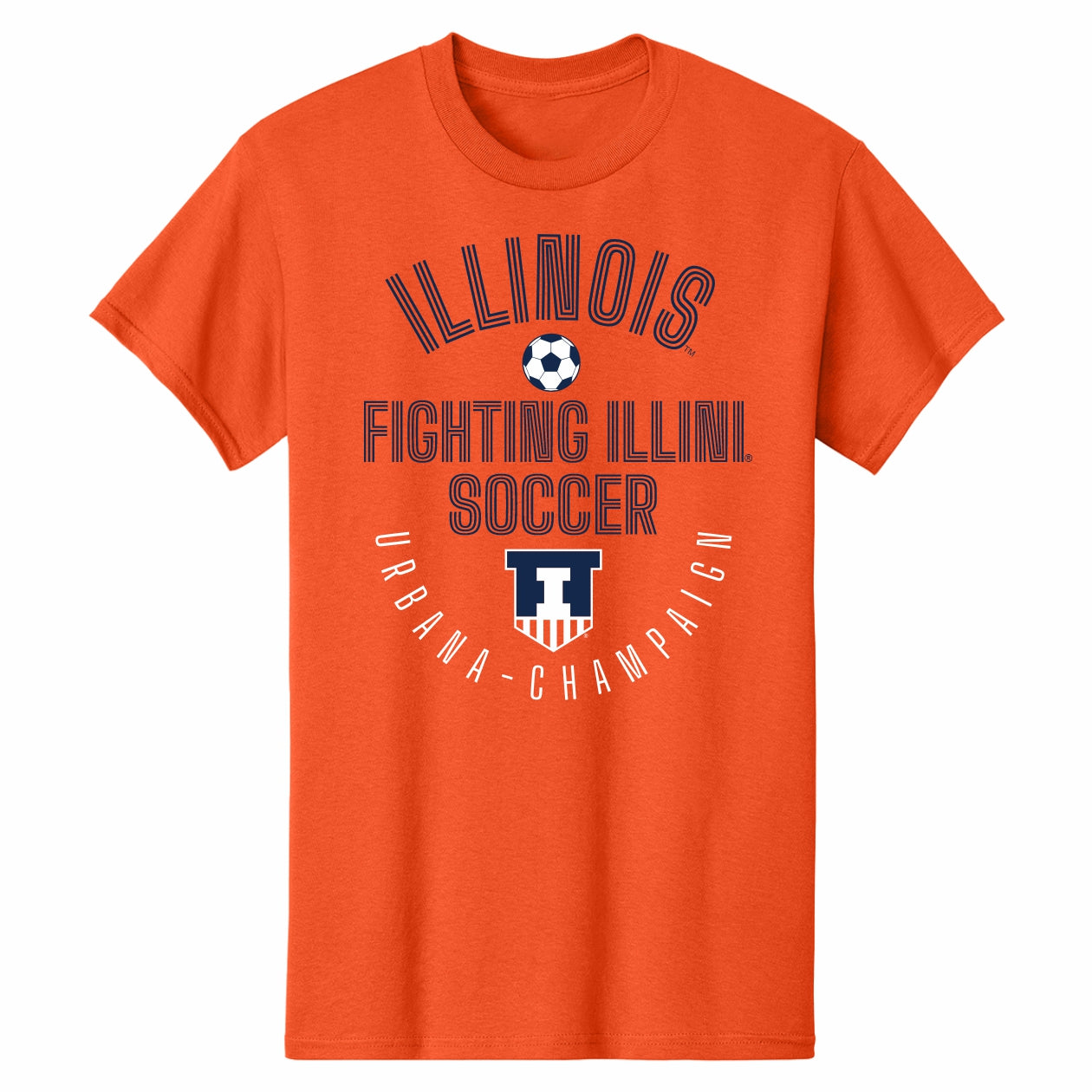 Illinois Fighting Illini Soccer Orange T-Shirt