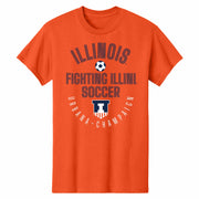 Illinois Fighting Illini Soccer Orange T-Shirt