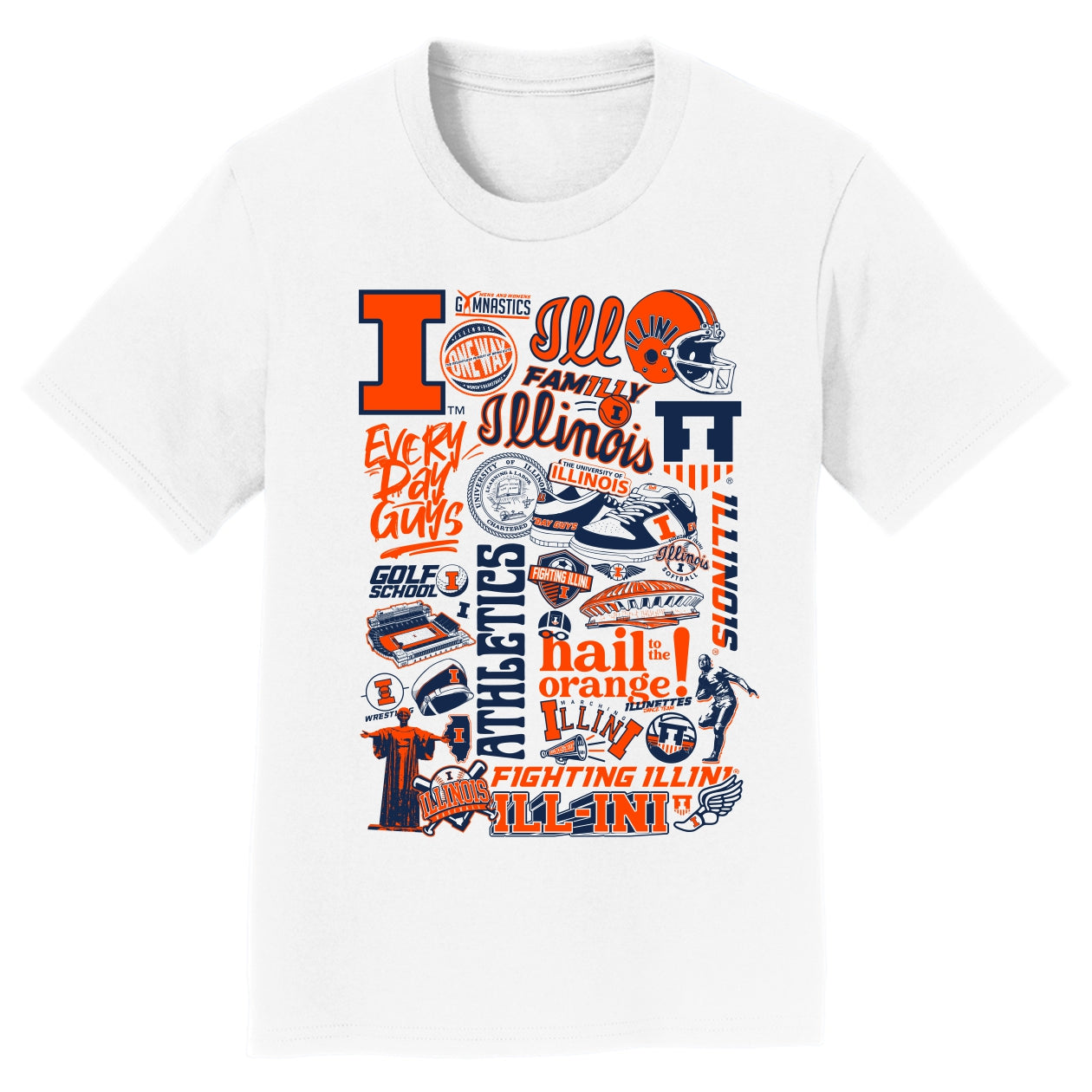 Illinois Athletics Kids Symbols T-Shirt