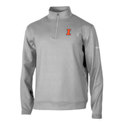 Illinois Fighting Illini Long Stride Embossed Pullover Quarter-Zip