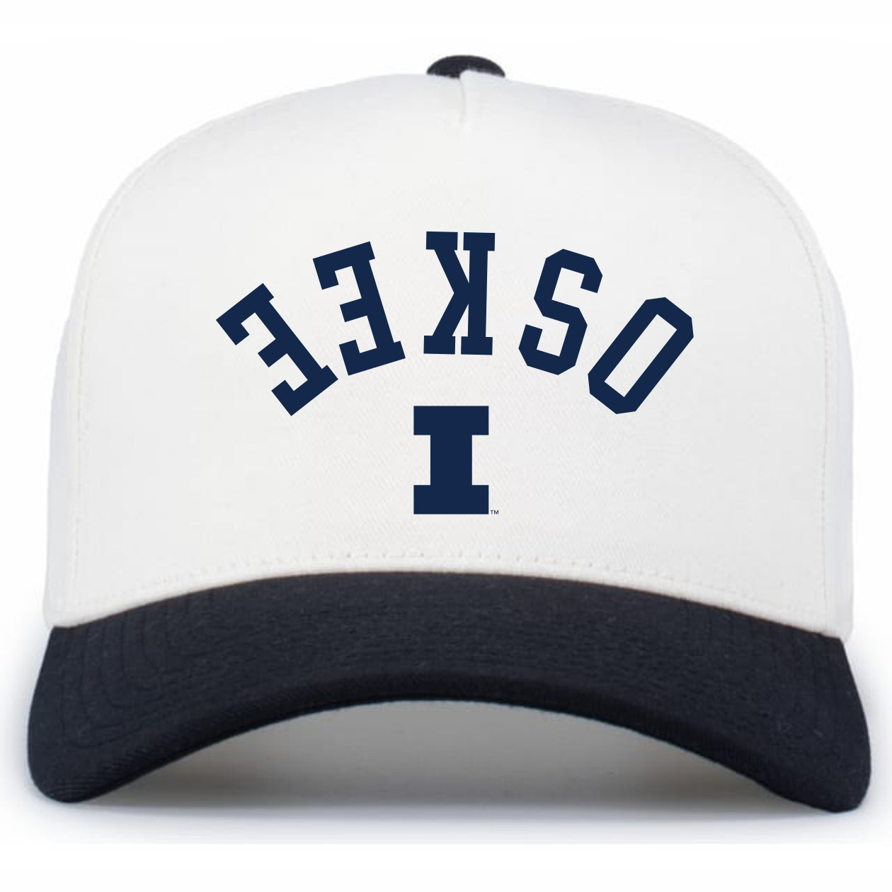 Illinois Hat Two-Tone Upside Down Oskee