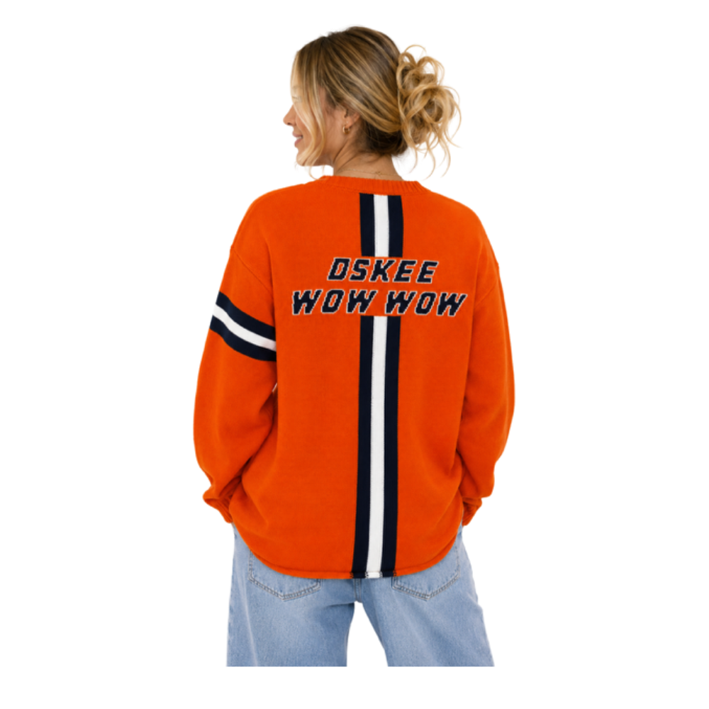 Illinois Fighting Illini Womne's Staggered Sweater