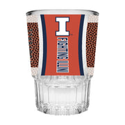 Fighting Illini 2oz Gameball Prism Shot Glass