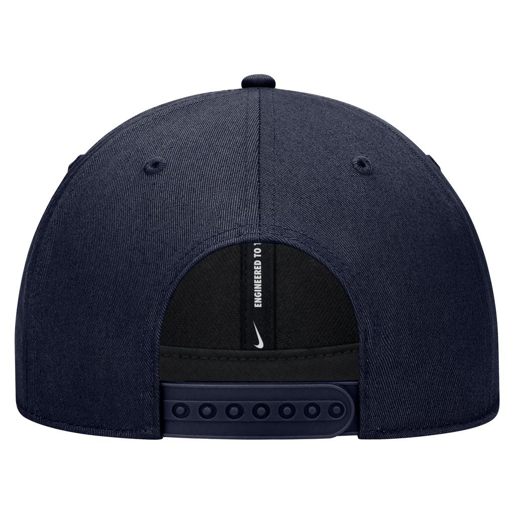 Illinois Fighting Illini Nike Rise Structured Navy Adjustable Hat
