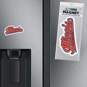 Illinois Magnet Orange/Blue Script