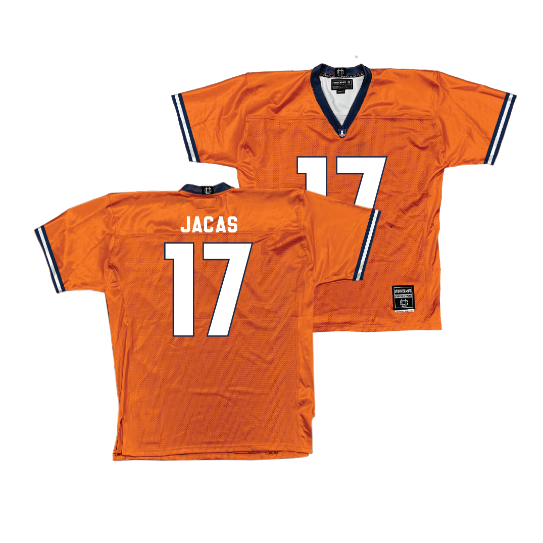 Illinois Fighting Illini NIL Football Jersey #17 Gabe Jacas